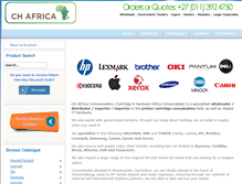 Tablet Screenshot of chafrica.co.za